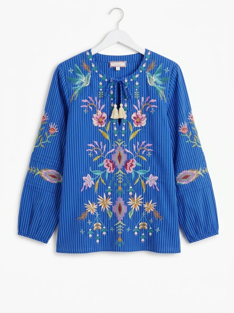 JOHNNY WAS Gabriella Pintuck Blouse